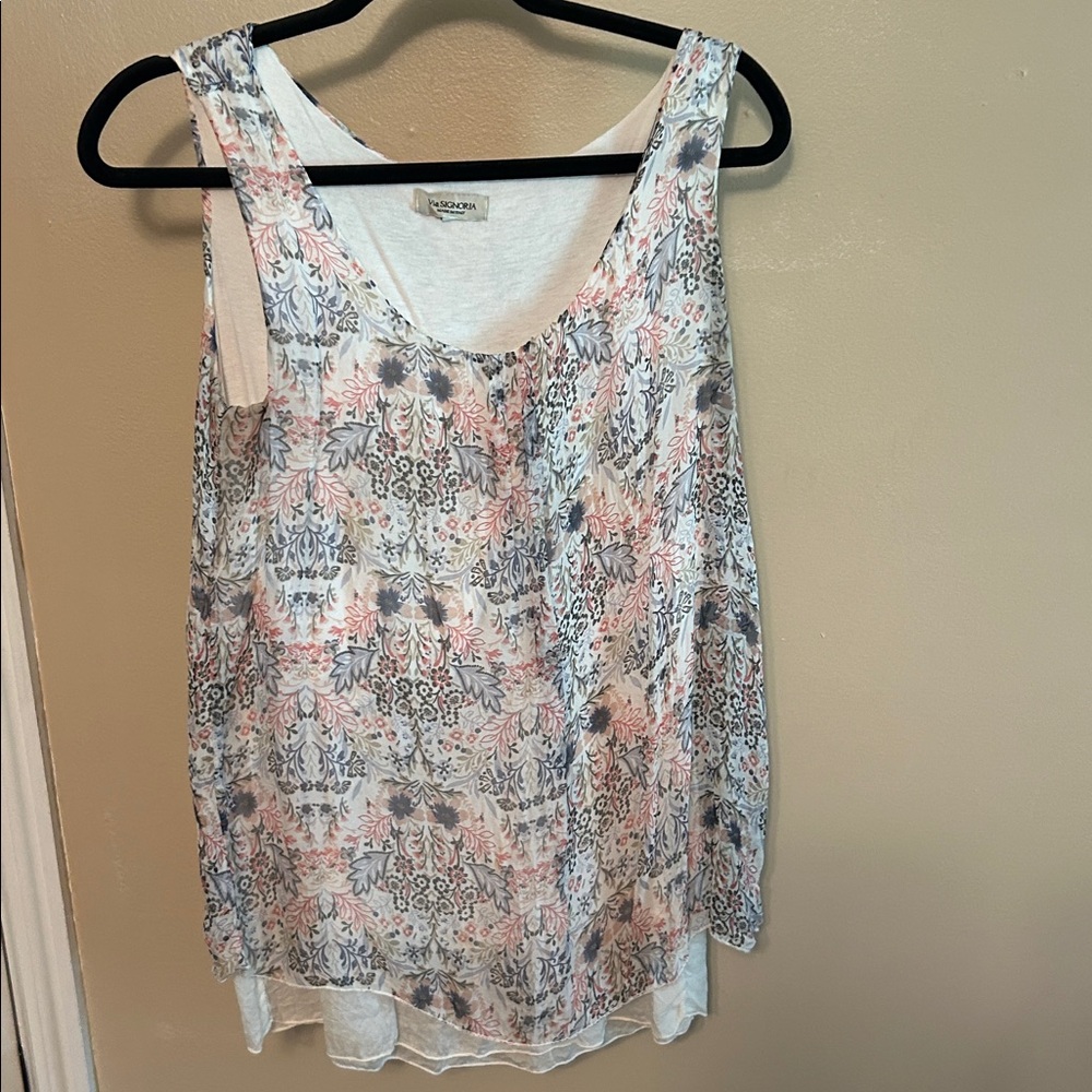 Floral Sleeveless Top